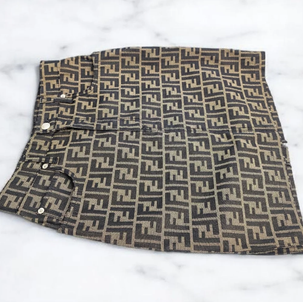 ✨️Authentic fendi Zucca FF Logo skirt - Picture 12 of 15